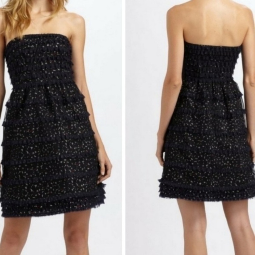 Marc Jacobs Dress Black Strapless NWT Size 4